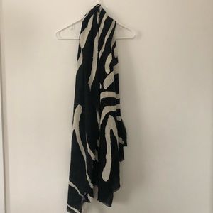 Never worn before Zara zebra scarf